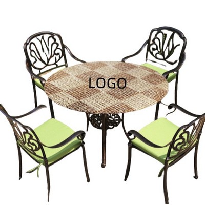 Round Tablecloth For Indoor And Outdoor