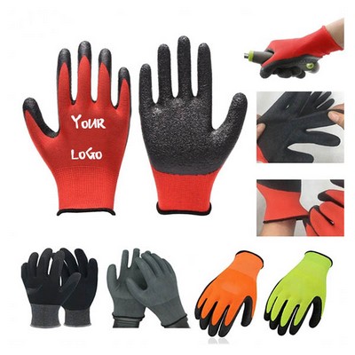 Safety Gloves Palm Dipped Work Gloves