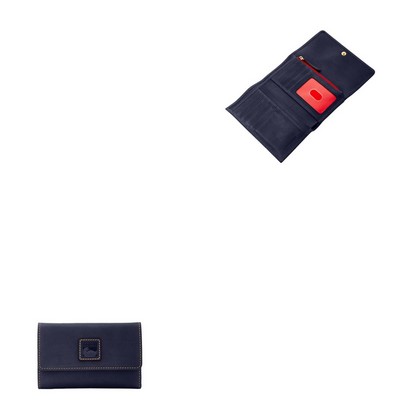 Dooney & Bourke Florentine Flap Wallet - Navy Blue