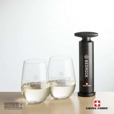 Swiss Force® Effortless Opener & RIEDEL Stemless