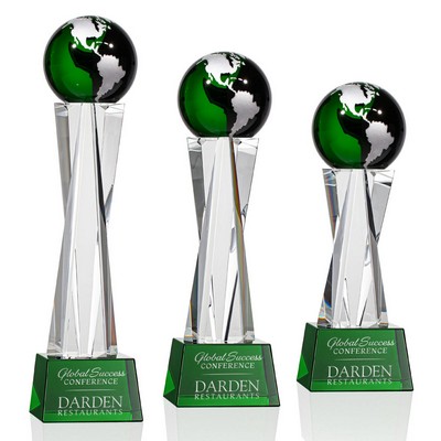 Havant Globe Award - Green/Silver