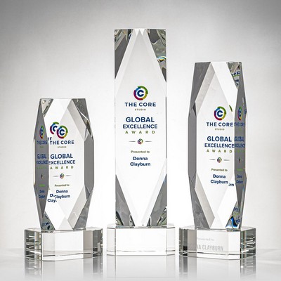 Delta VividPrint™ Award on Base - Clear
