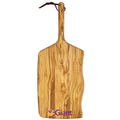 Rock & Branch® Olive Wood Cutting & Serving Board W/Handle