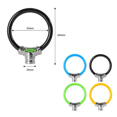 Portable Ring Safety Anti-Theft Waterproof Bicycle Lock