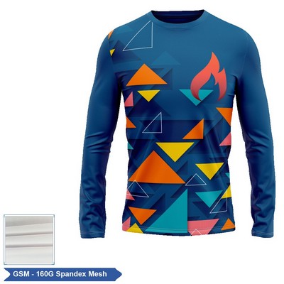 Unisex & Kids' Sublimation Modal Long Sleeve Economy T-Shirt