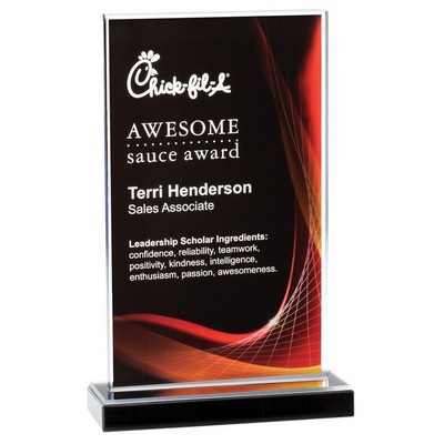 Celebration Acrylic Award, 7" W x 11" H