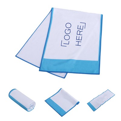 Full Color Quick Dry Sports Towel W/ Custom Imprint