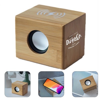 Wireless Charger with Bluetooth Speaker