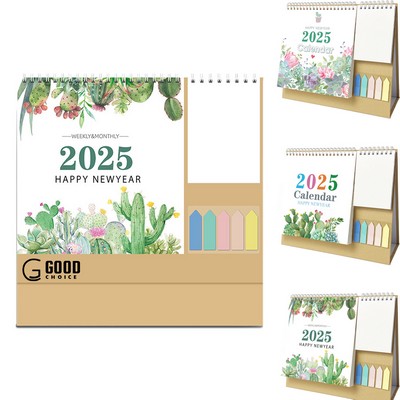 2025 English Planning Desk Calendar