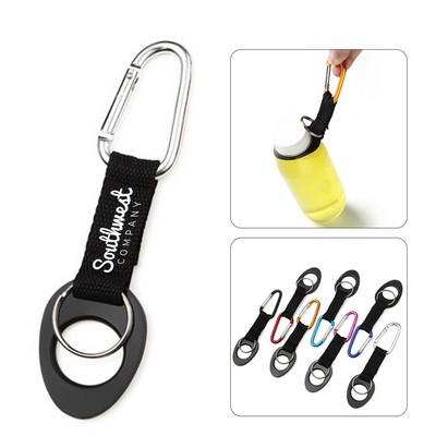 Carabiner Water Bottle Holder Keychain