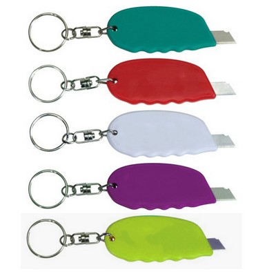Mini Blade With Grip Handle Keychain