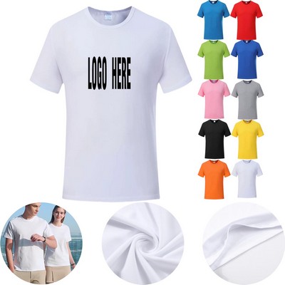 Round-Neck Short-sleeved Shirt