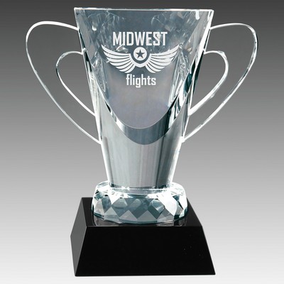 Crystal Cup on Pedestal Base