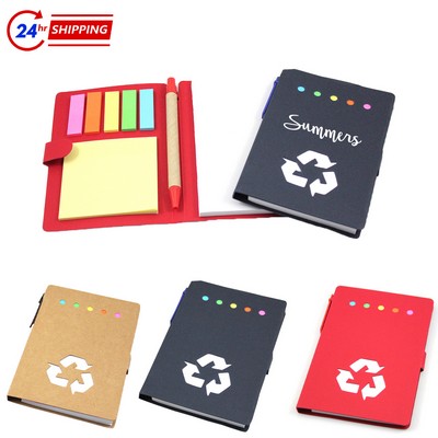 Mini Notepad w/ Pen & Sticky Notes