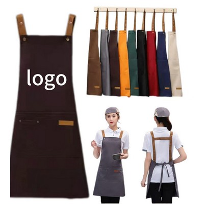 Straps—style Thickened Stain-Resistant Work Apron