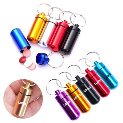 Portable Mini Size Screw Cap Medicine Pill Bottle