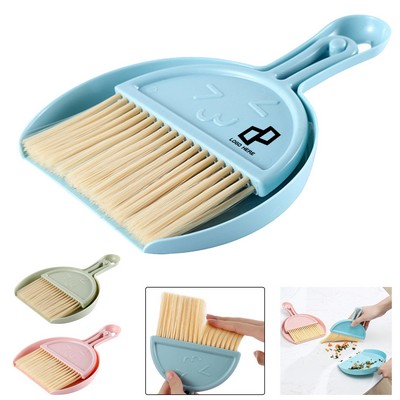 Half-Round Small Broom And Dustpan Set