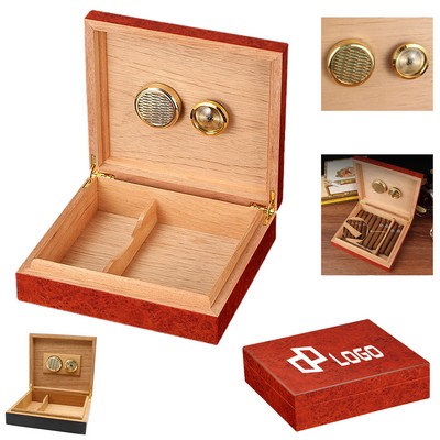 Wooden Square Cigar Humidor
