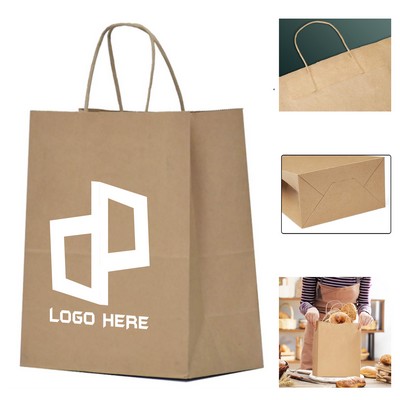 9.84X7.09X11.02" Kraft Paper Bag