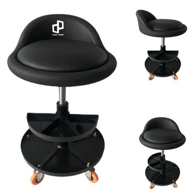 Multifunctional Liftable Repair Stool With Organizers