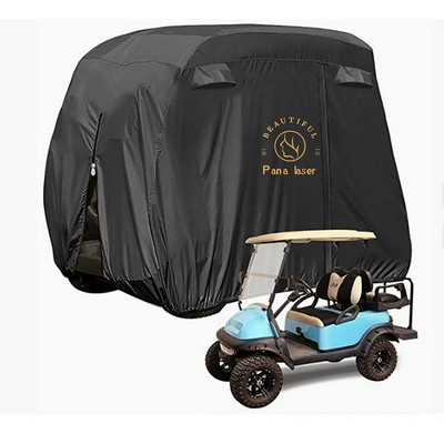 Golf Cart Cover Waterproof Durable Polyester Golf Cart Cover