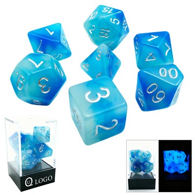 Resin Glow Dice Set