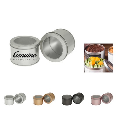 Round Candy Tin Box