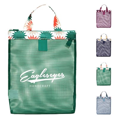 Mesh Travel Beach Tote Bag