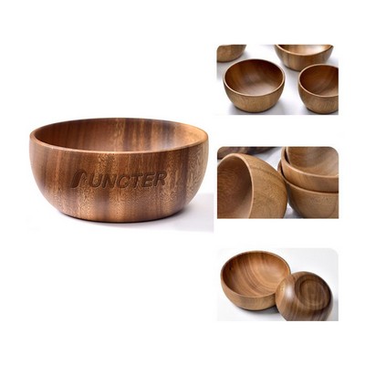 Acacia Wood Salad Bowl 40 oz.