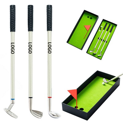 Golf Club-Shaped Pen Gift Box