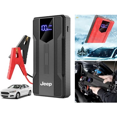 10000mAh Auto Booster Pack Vehicle Jump Starter Battery with LCD Display