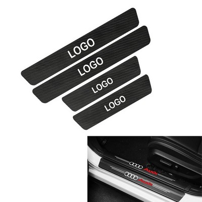 4pcs Set Car Door Sill Sticker