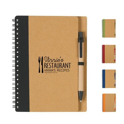 Spiral Notebook with Matching Pen