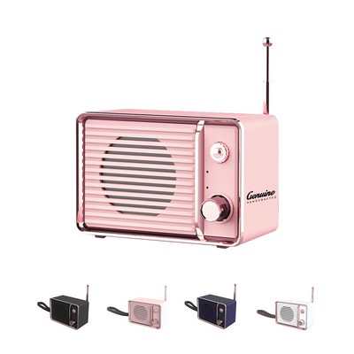 Retro Mini Bluetooth Speaker with Heavy Bass