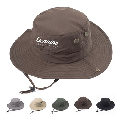 Upf 50+ Polyester Wide Brim Sun Hat