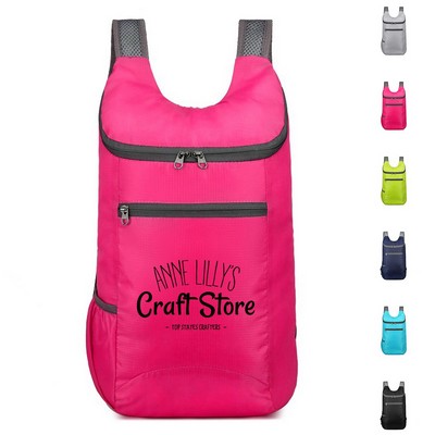 Lightweight Zip Foldable Backpack