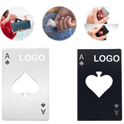 Poker Card Beer Bottle Opener