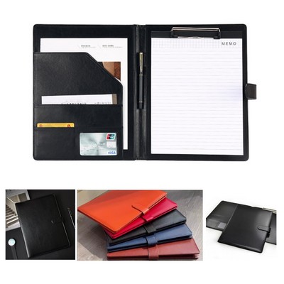 Prestige Black Leather Portfolio