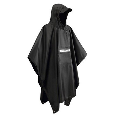 3" 1 Hooded Rain Poncho