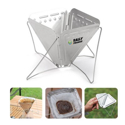 Reusable Collapsible Stainless Steel Coffee Dripper Filter Holder