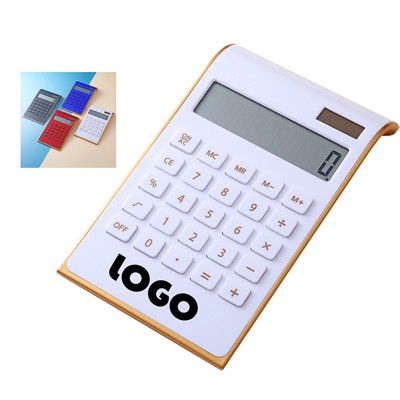 Ultra-thin Dual Power Solar Calculator