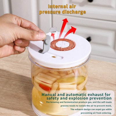 Gherkin Pickle Hourglass Jar