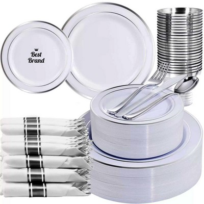 Decorated Disposable Tableware Set
