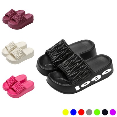 Elegant Thick-Sole Summer Sandals for Women – Comfortable and Anti-Slip