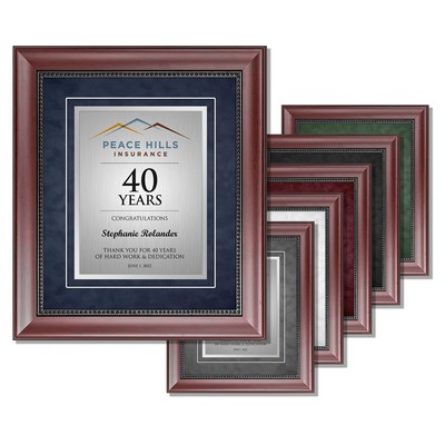 Millard - Executive Aluminum Certificate Frame (Mahogany Frame)