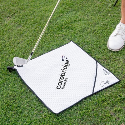 Ball Pocket Magnetic Golf Towel