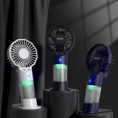 1200 mAh Portable Misting Fan Hand Held Mini Desk Fan Spray Fan W/Water Tank