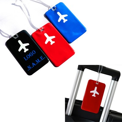 PVC Airplane Luggage Tag