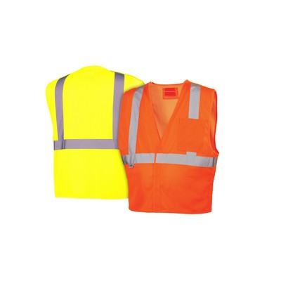 Pyramex Hi-Vis Safety Vest with 5-Point D-Ring