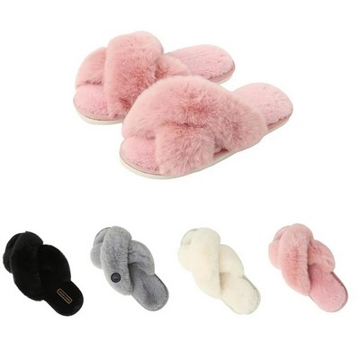 Ladies' Cozy Plush House Slippers